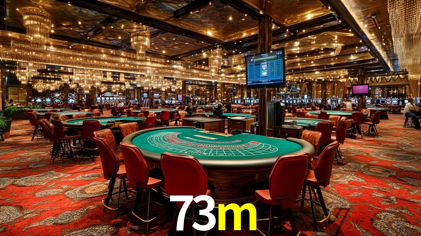 Sinta a adrenalina dos jogos de cassino com 73m